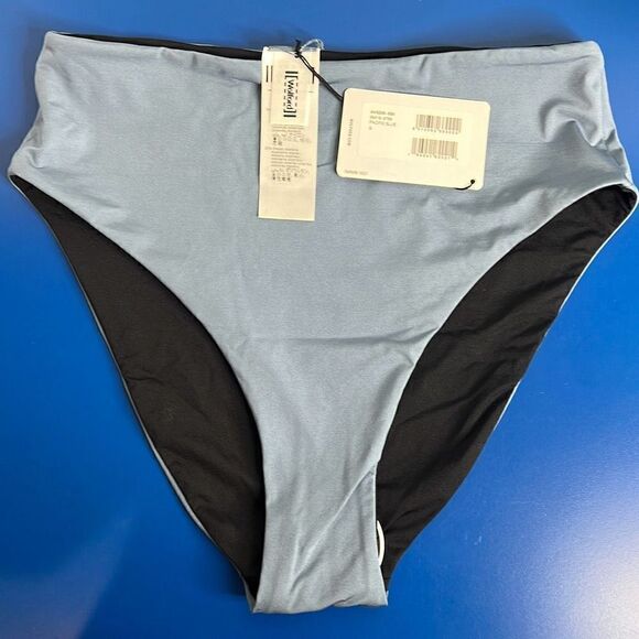 NWT Wolford Essentials Bikini Swimwear High Waisted Set Pacific Blue S - Picture 14 of 16